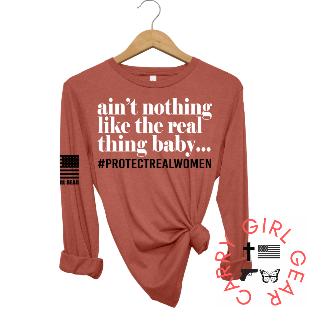 Real Thing Baby Long Sleeve Clay / Xs