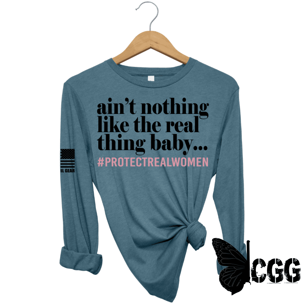 Real Thing Baby Long Sleeve Deep Teal / Xs