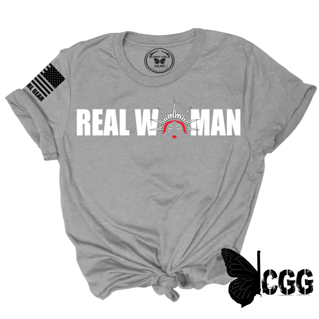 Real Woman Tee Xs / Gray Unisex Cut Cgg Perfect Tee