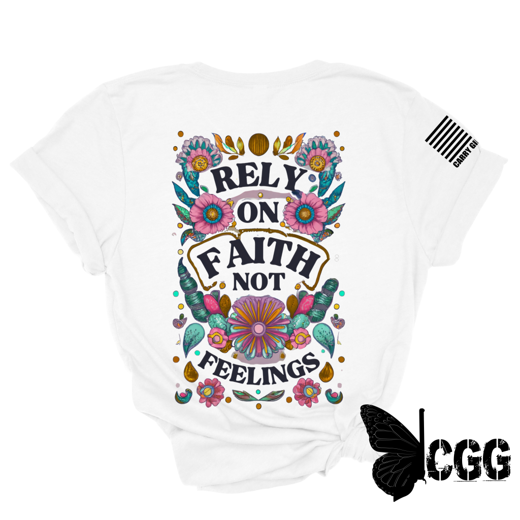 Rely On Faith Tee Xs / Berry Unisex Cut Cgg Perfect Tee