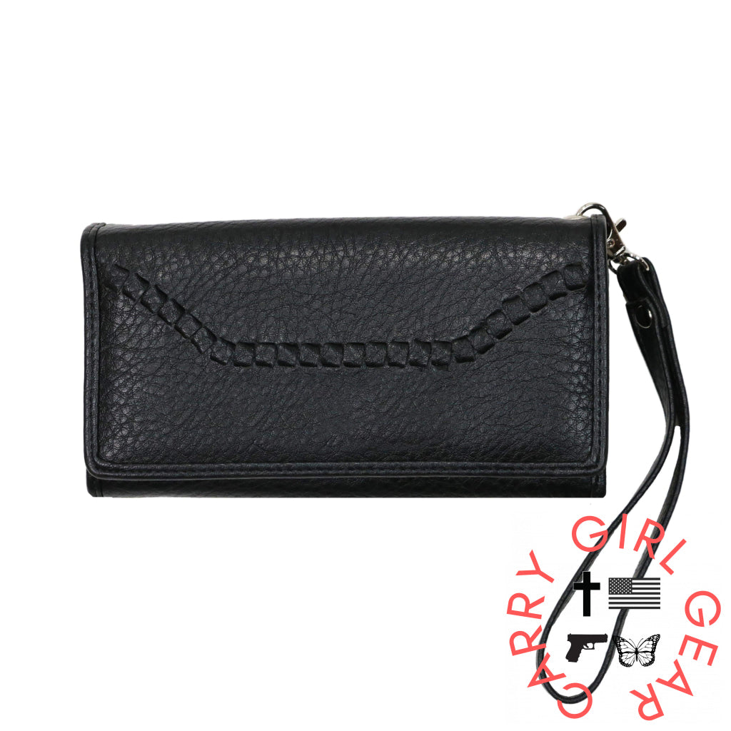 Rfid Morgan Clutch Wallet By Lady Conceal Black Wallets