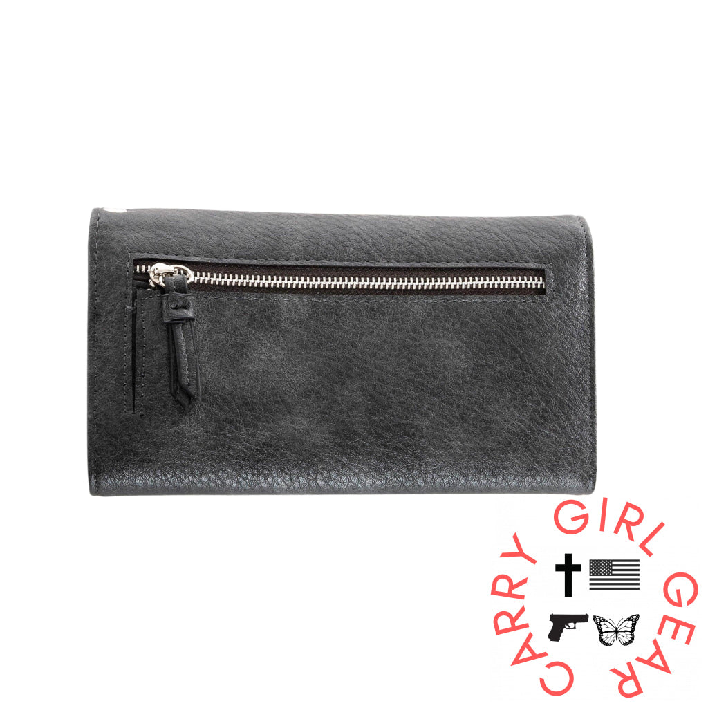 Rfid Morgan Clutch Wallet By Lady Conceal Wallets