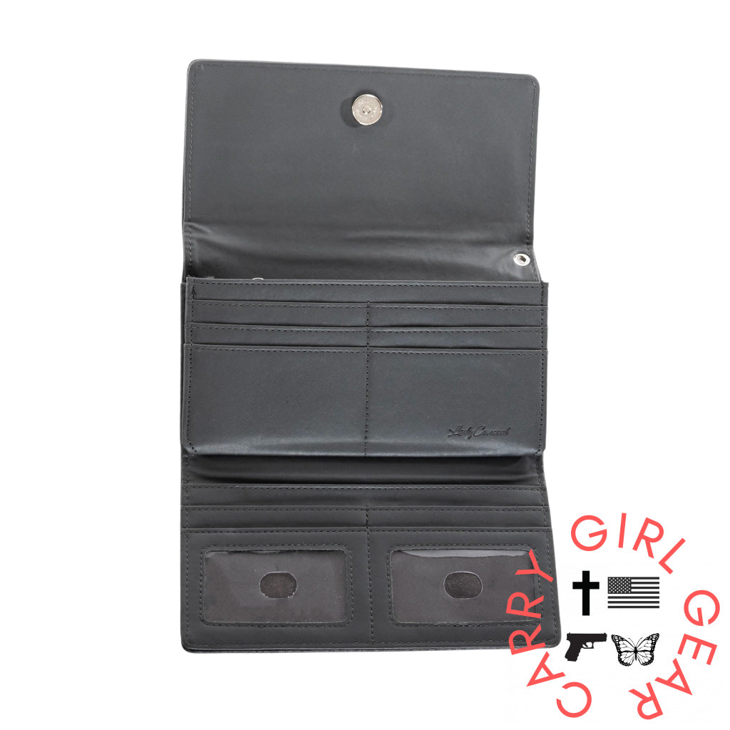 Rfid Morgan Clutch Wallet By Lady Conceal Wallets