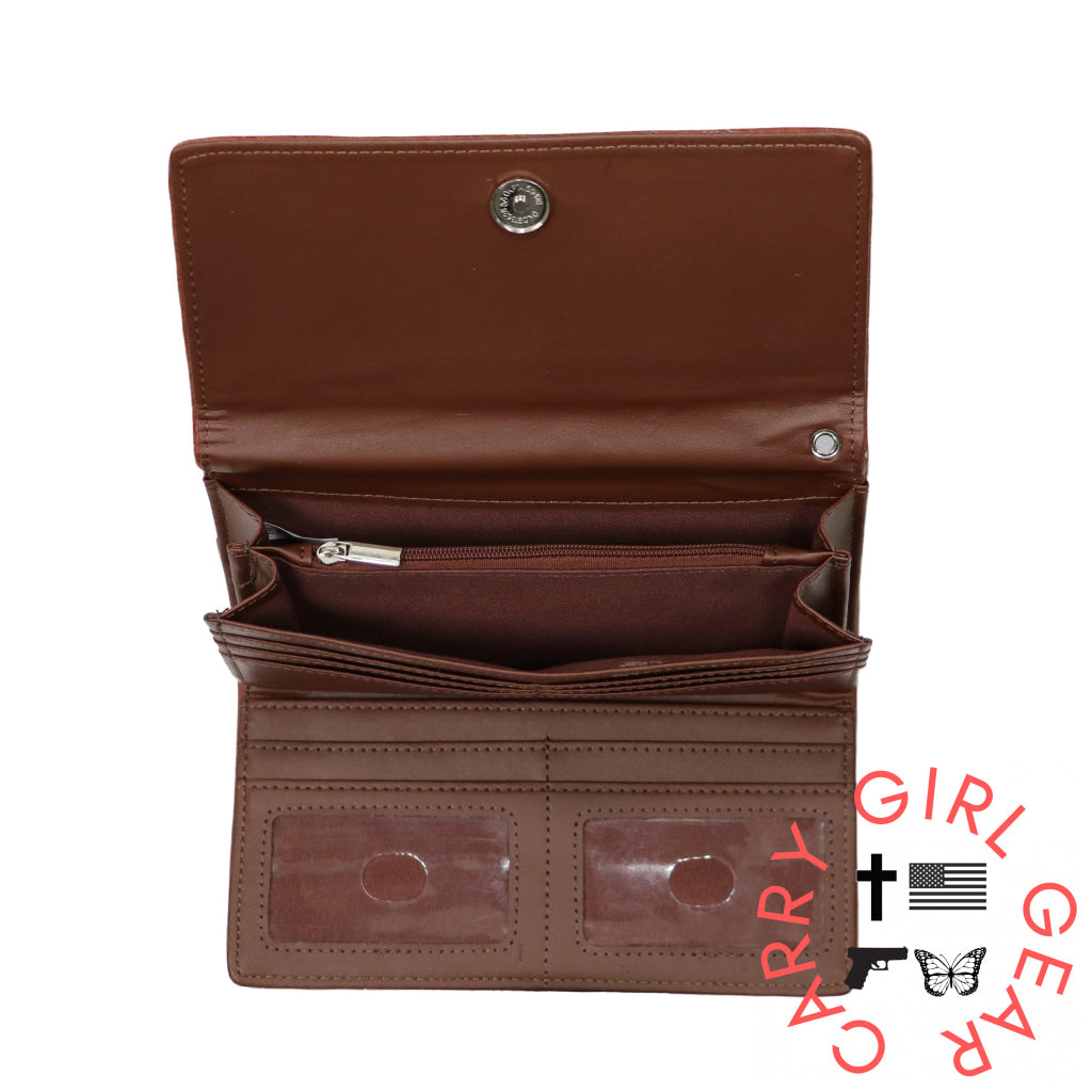 Rfid Morgan Clutch Wallet By Lady Conceal Wallets