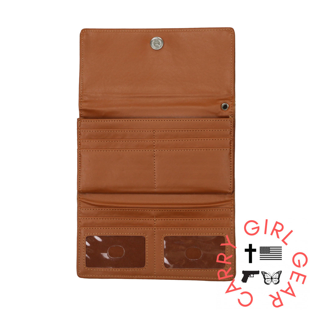 Rfid Morgan Clutch Wallet By Lady Conceal Wallets