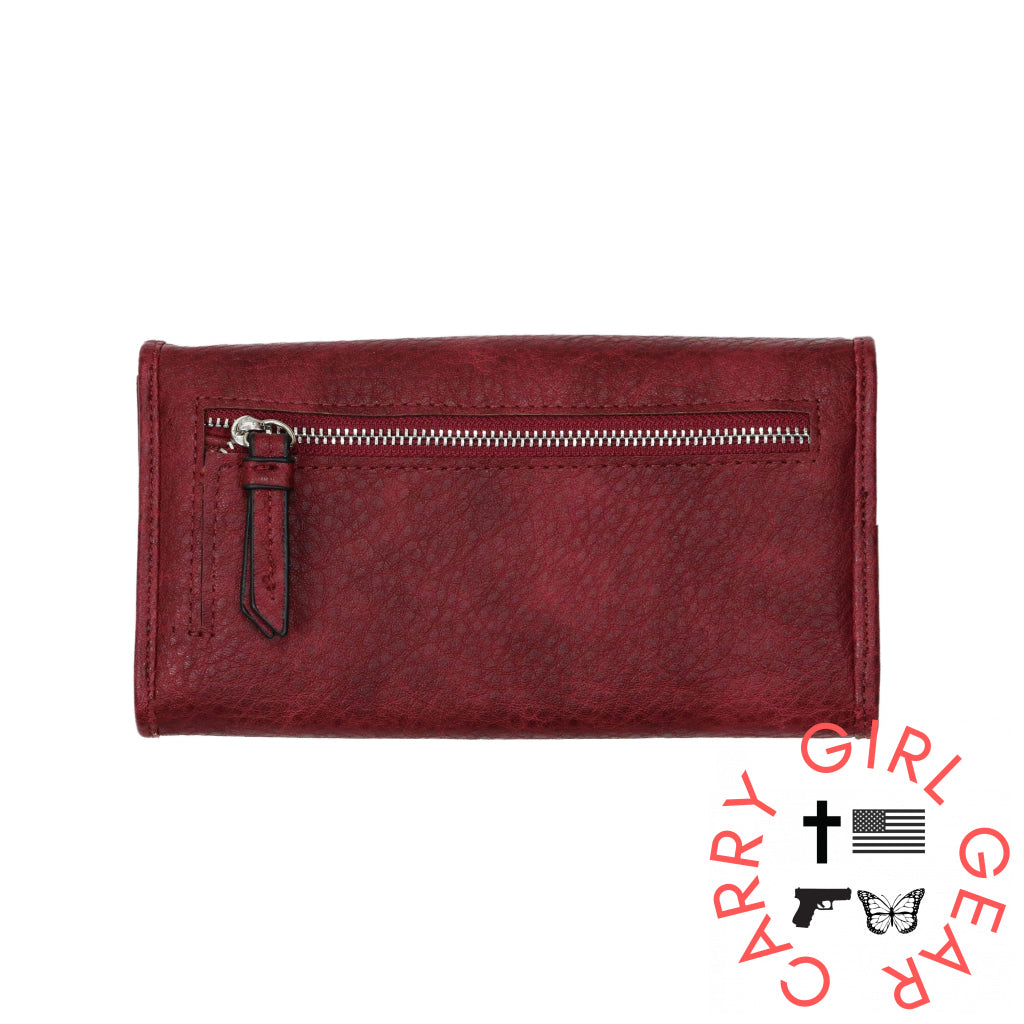 Rfid Morgan Clutch Wallet By Lady Conceal Wallets