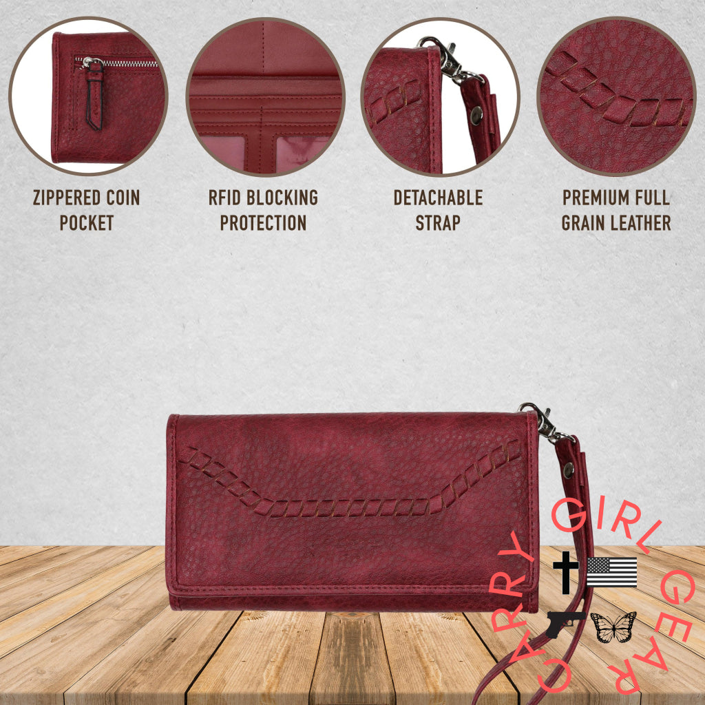 Rfid Morgan Clutch Wallet By Lady Conceal Wallets