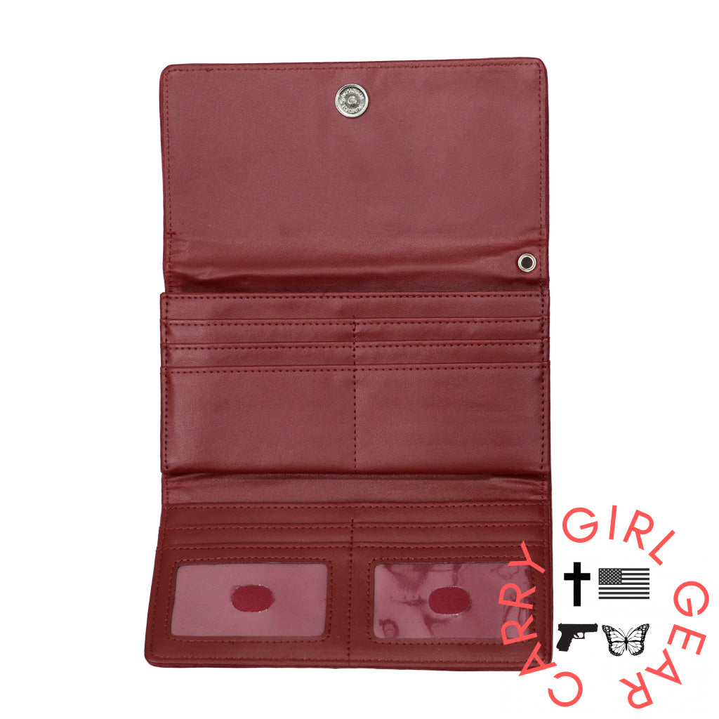 Rfid Morgan Clutch Wallet By Lady Conceal Wallets