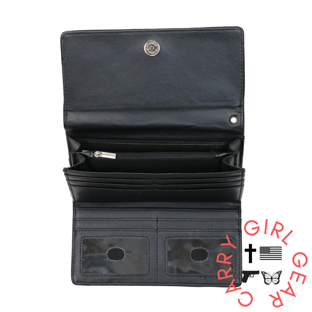 Rfid Morgan Clutch Wallet By Lady Conceal Wallets