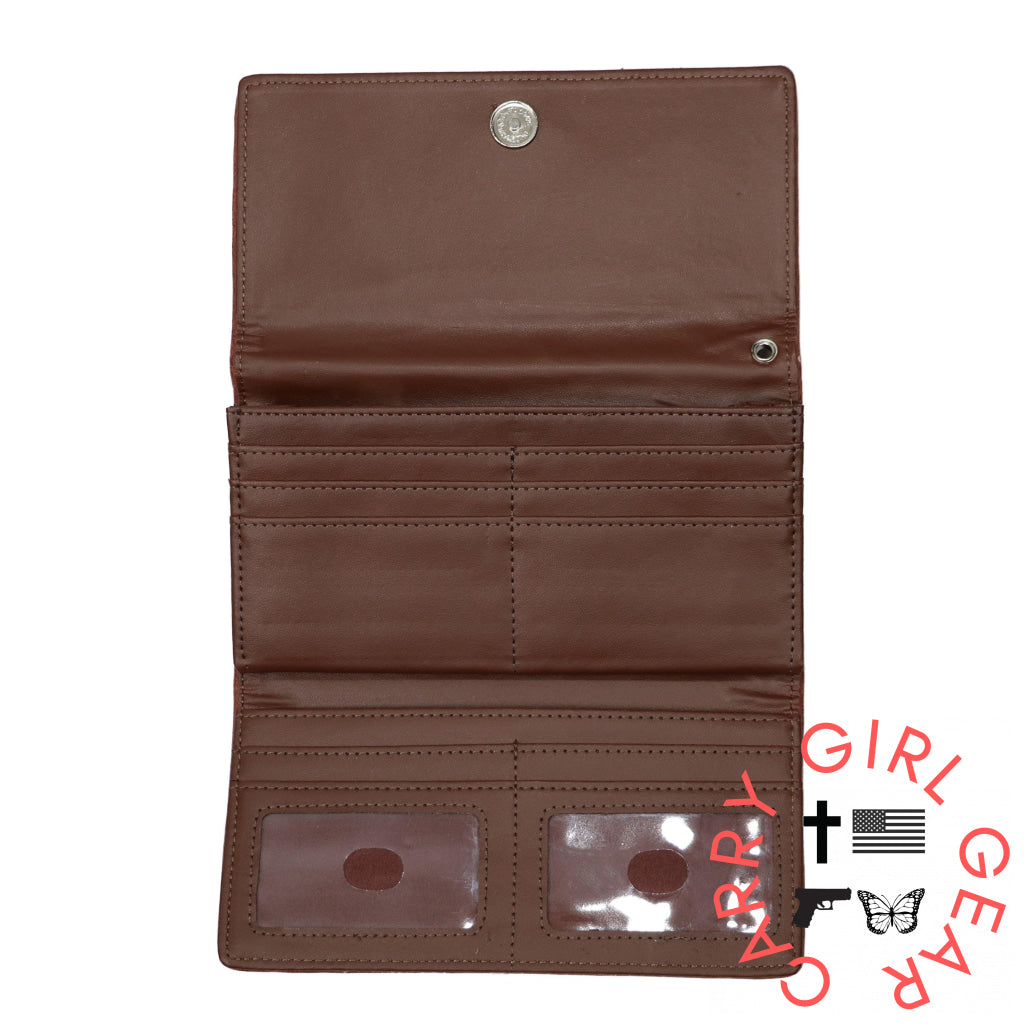 Rfid Morgan Clutch Wallet By Lady Conceal Wallets