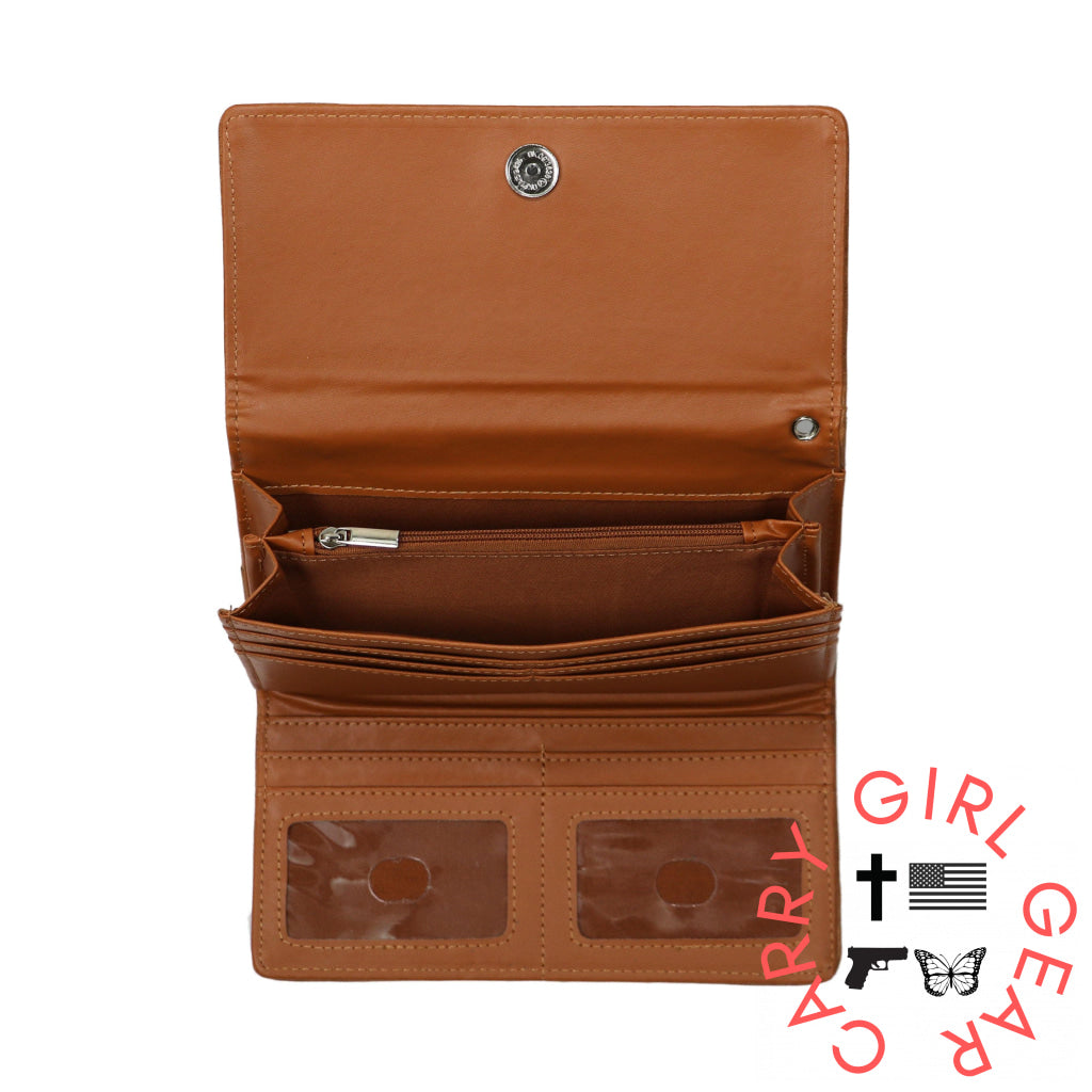 Rfid Morgan Clutch Wallet By Lady Conceal Wallets