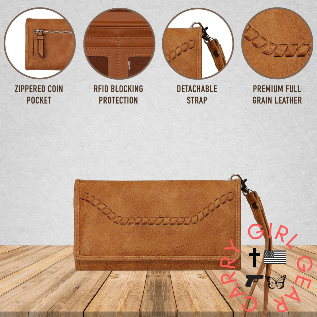 Rfid Morgan Clutch Wallet By Lady Conceal Wallets