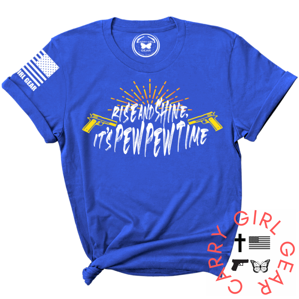 Rise & Shine Tee Xs / Royal Blue Unisex Cut Cgg Perfect Tee