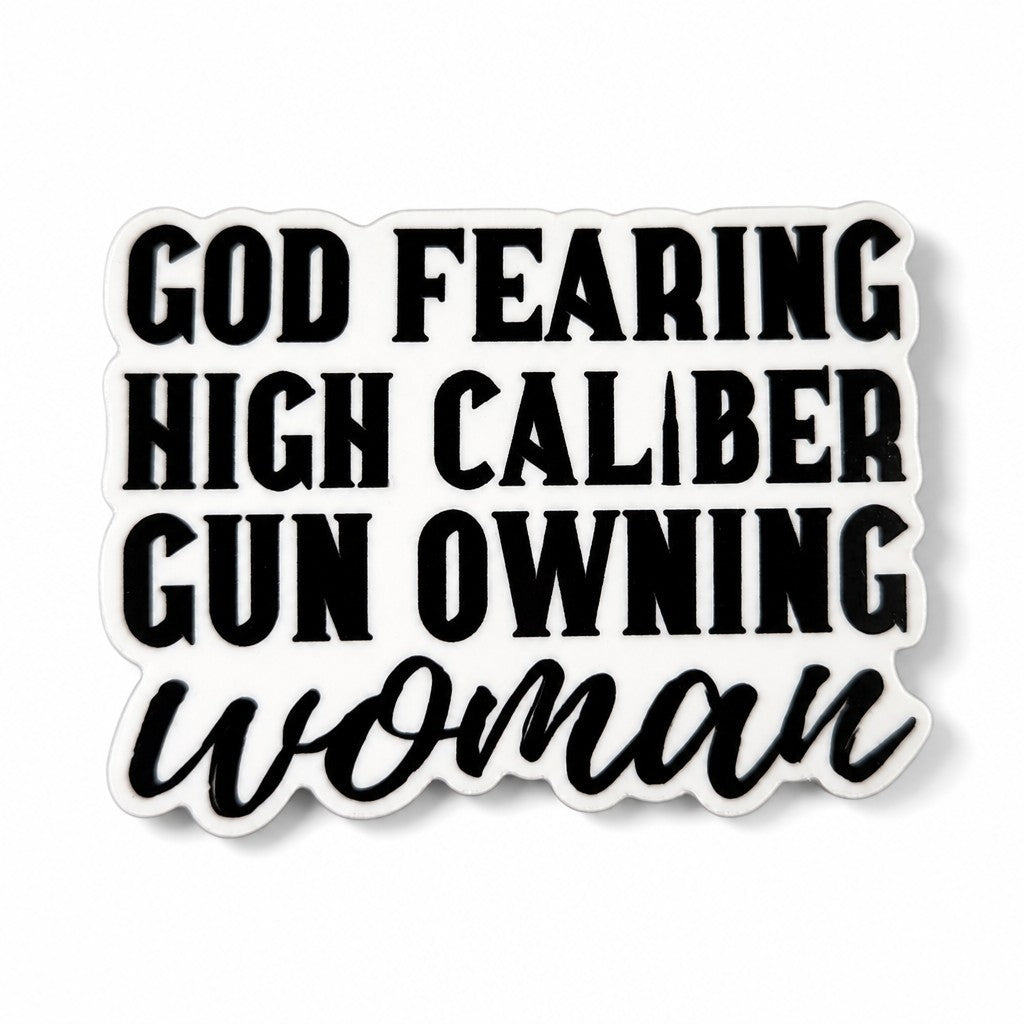 High Caliber Sticker