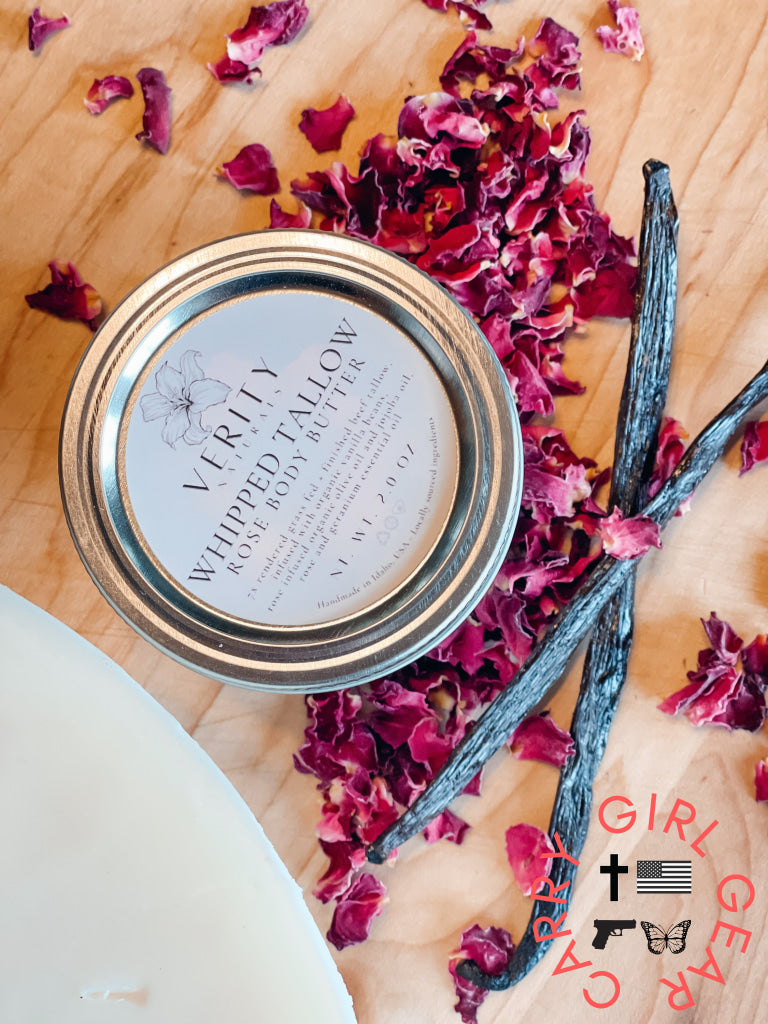 Rose Whipped Tallow Body Balm