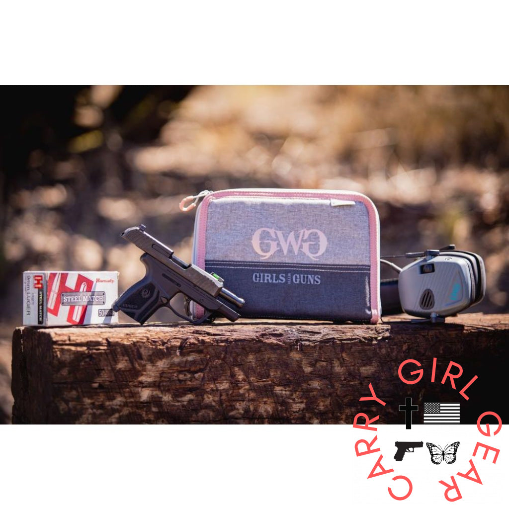 Roses Are Gold Handgun Case Pistol