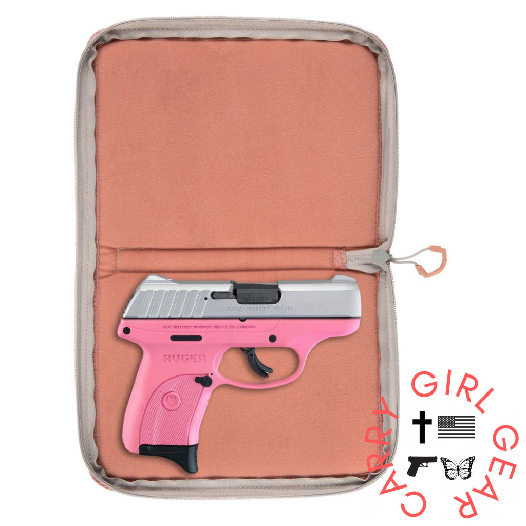 Roses Are Gold Handgun Case Pistol