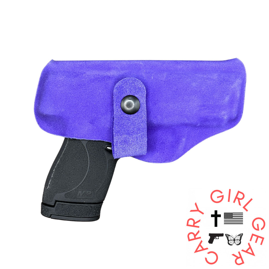 Ruger LCP2 Flashbang Bra Holster Suede Wrapped Teddy Concord Grape / Right Hand Flashbang - By Gun Fit