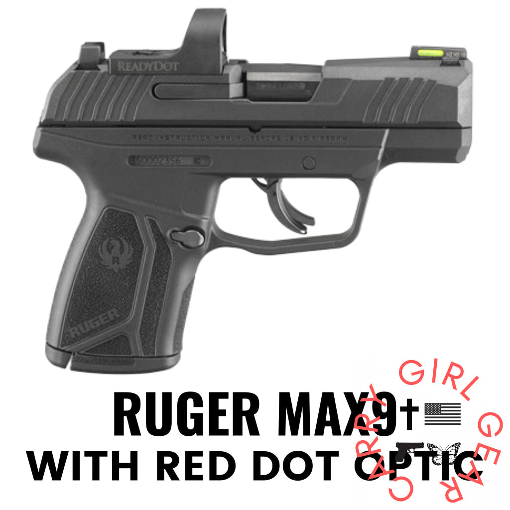 Ruger MAX9 with Red Dot Optic Flashbang Bra Holster Flashbang - By Gun Fit