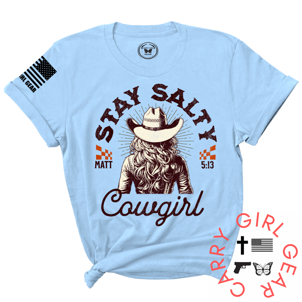 Salty Tee Xs / Blue Unisex Cut Cgg Perfect