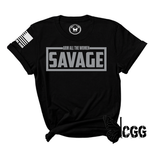 Savage Tee Xs / Black Unisex Cut Cgg Perfect Tee