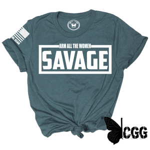 Savage Tee Xs / Deep Teal Unisex Cut Cgg Perfect Tee