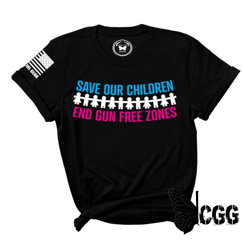 Save Our Children Tee Xs / Black Unisex Cut Cgg Perfect Tee