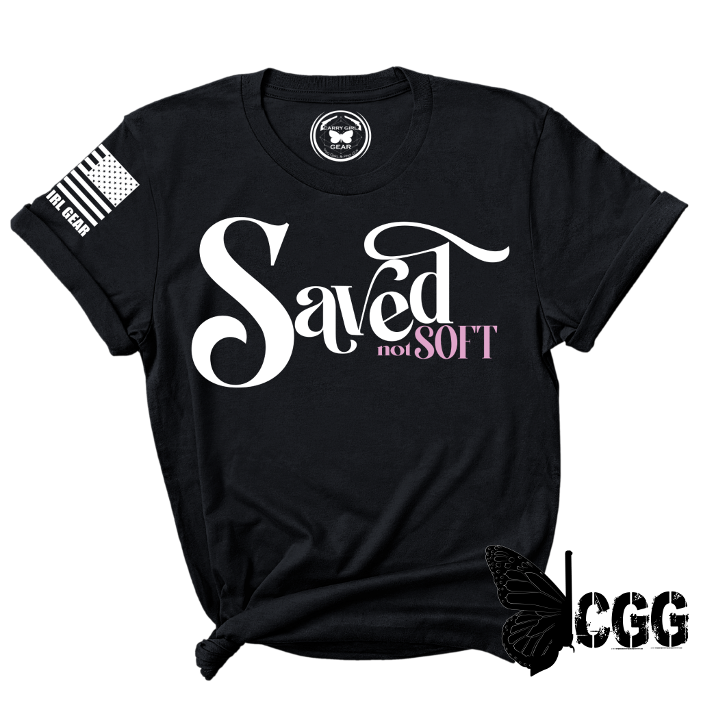 Saved Not Soft Tee Xs / Black Unisex Cut Cgg Perfect Tee