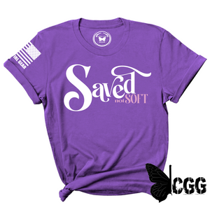 Saved Not Soft Tee Xs / Royal Purple Unisex Cut Cgg Perfect Tee