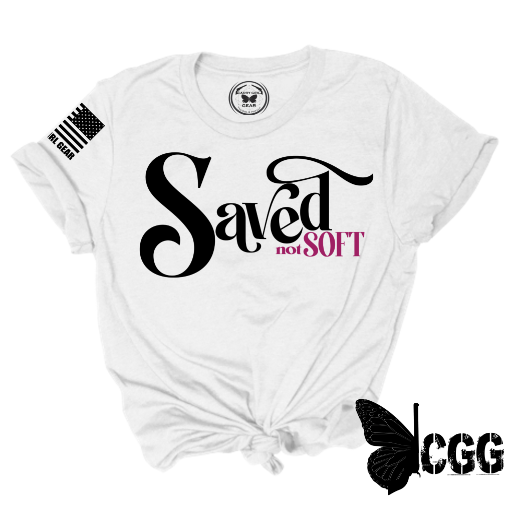 Saved Not Soft Tee Xs / White Unisex Cut Cgg Perfect Tee