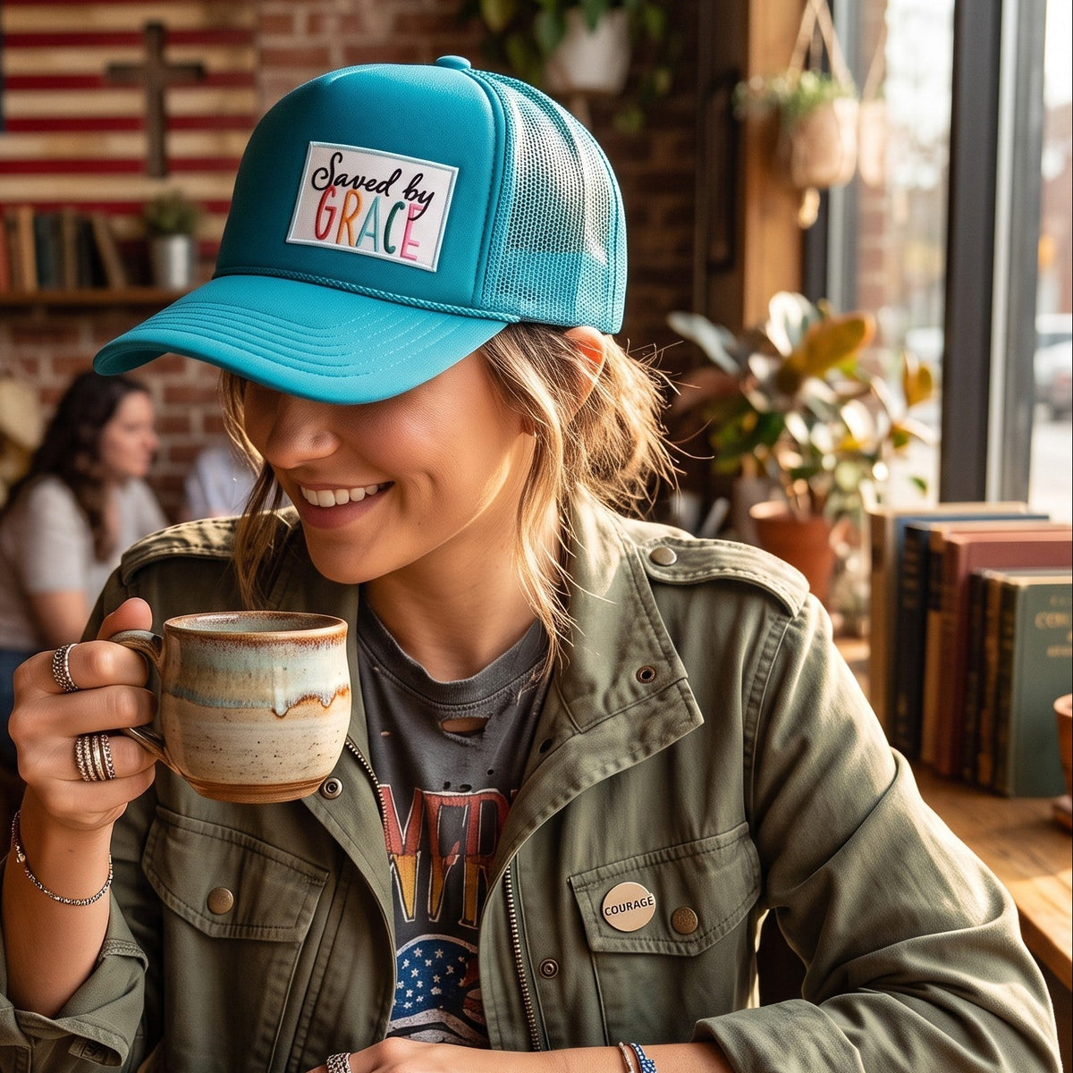 SAVED BY GRACE Trucker
