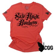 Self Made Badass**April 2022 Club Tee Xs / Coral Womens Cut