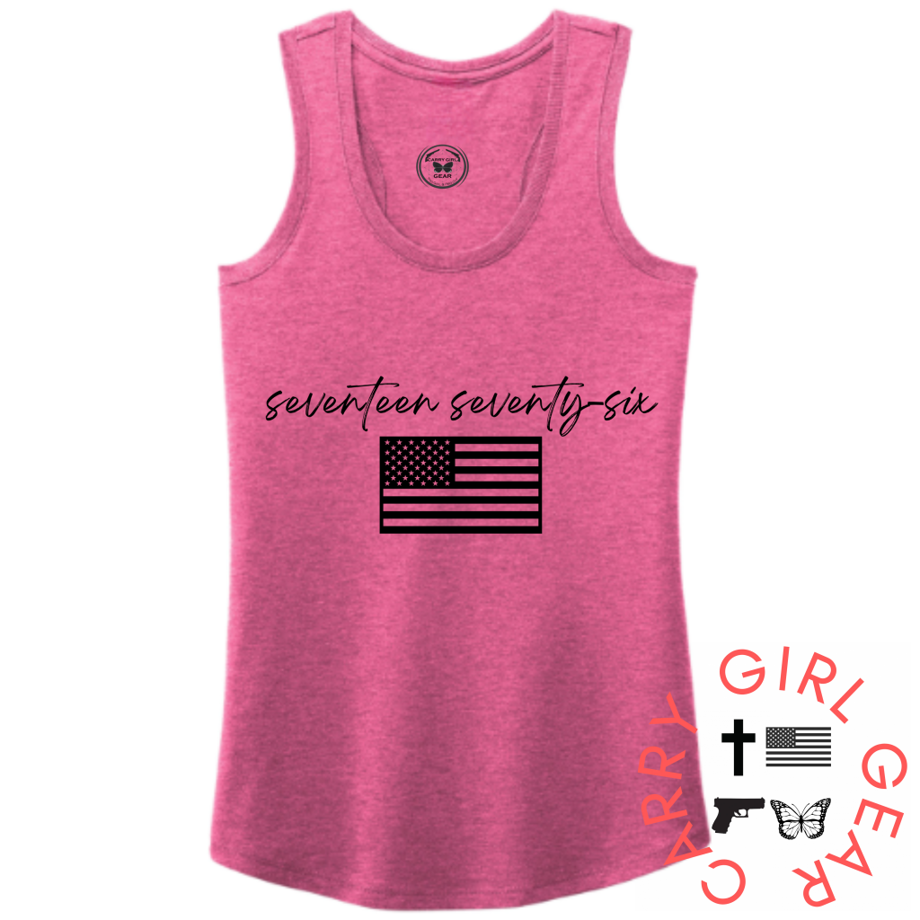 Seventeen Seventy-Six Tank Top Xs / Fuchsia