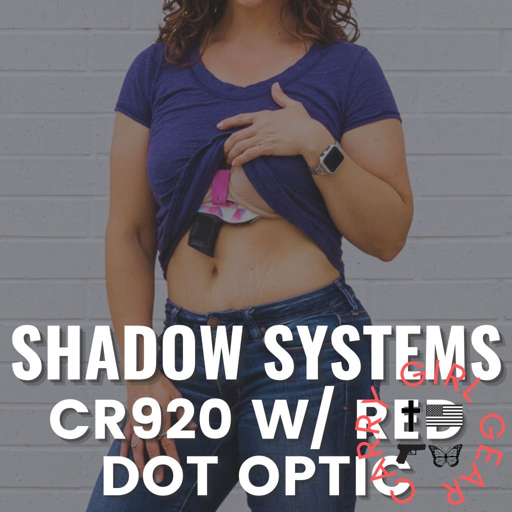 Shadow Systems CR920 with Red Dot Optic Flashbang Bra Holster Flashbang - By Gun Fit