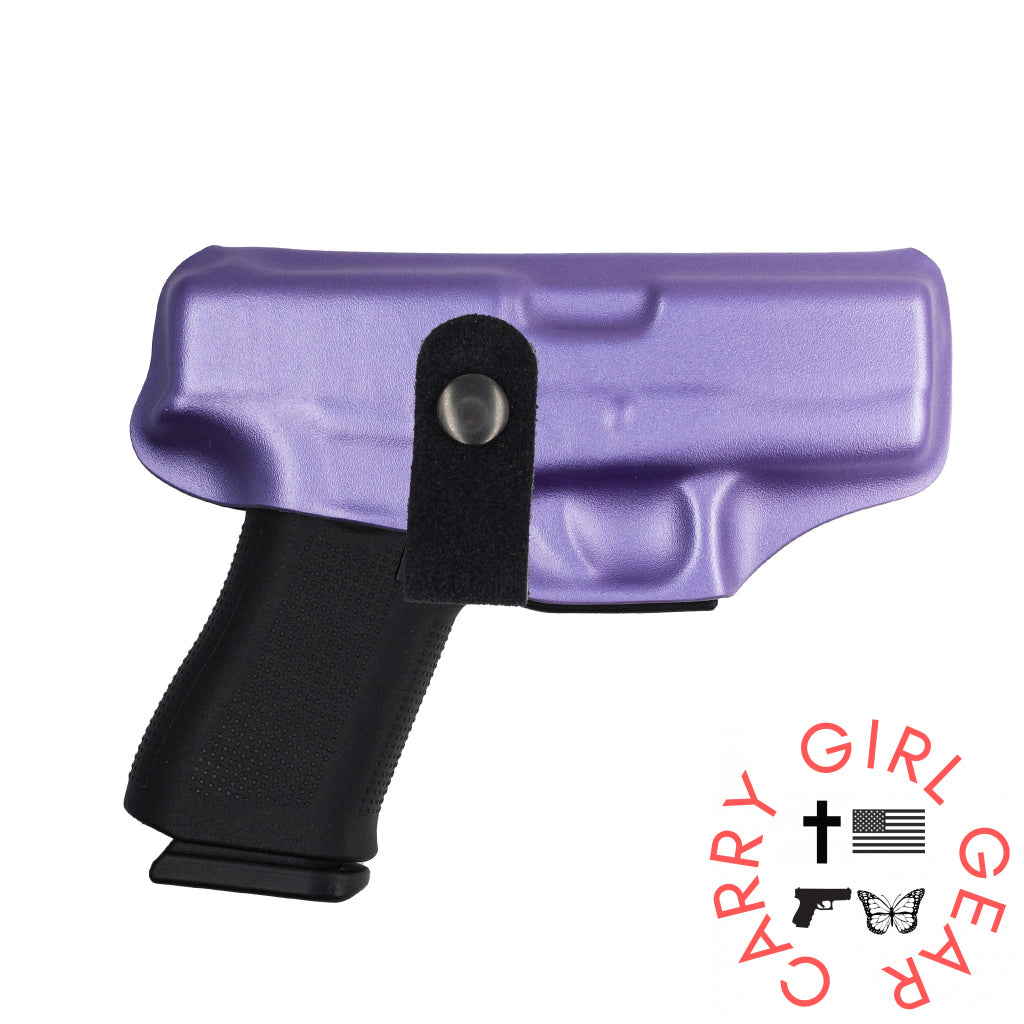 Shadow Systems CR920 with Red Dot Optic Flashbang Bra Holster Metallic Purple Goddess / Right Hand Flashbang - By Gun