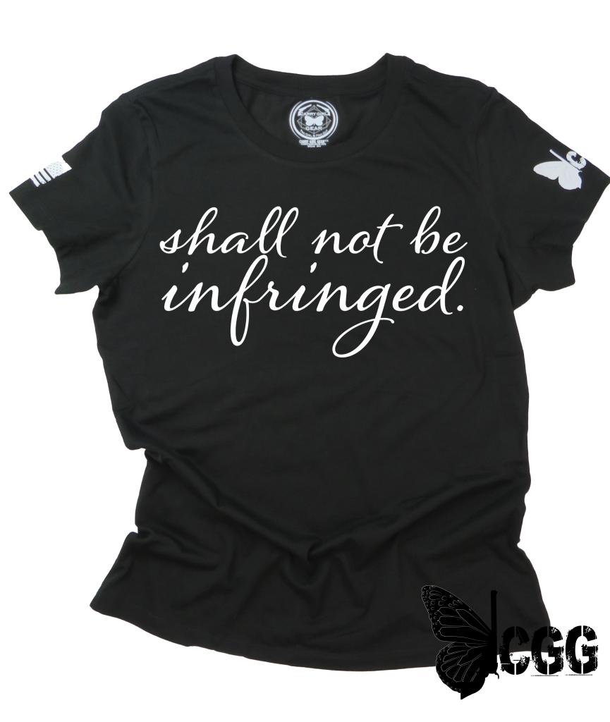 Shall Not **may 2022 Club Tee Xs / Black Womens Cut