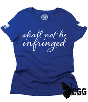 Shall Not **may 2022 Club Tee Xs / Royal Blue Womens Cut