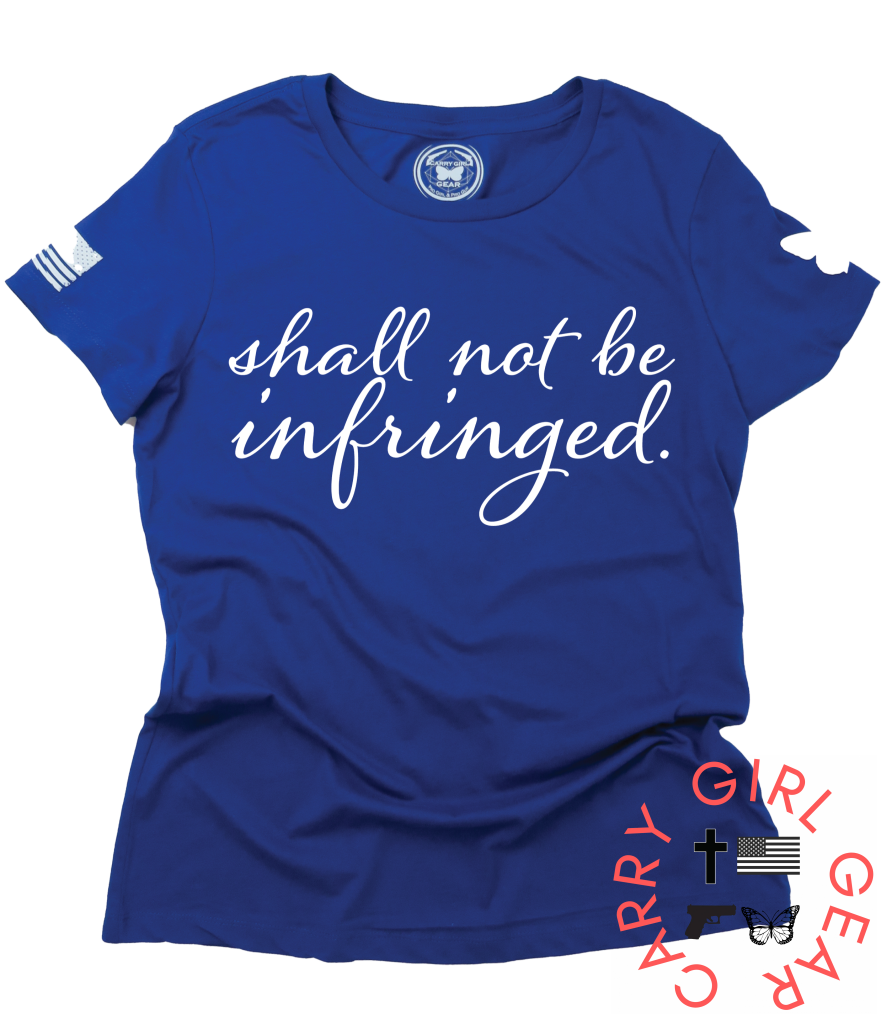 Shall Not **may 2022 Club Tee Xs / Royal Blue Womens Cut