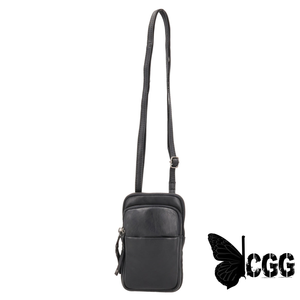 Shay Leather Rfid Crossbody By Lady Conceal For Tasers And Pepper Spray