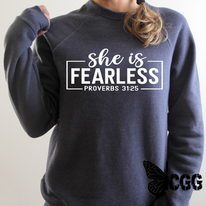 She Is Fearless Hoodie & Sweatshirt / Mauve Xs