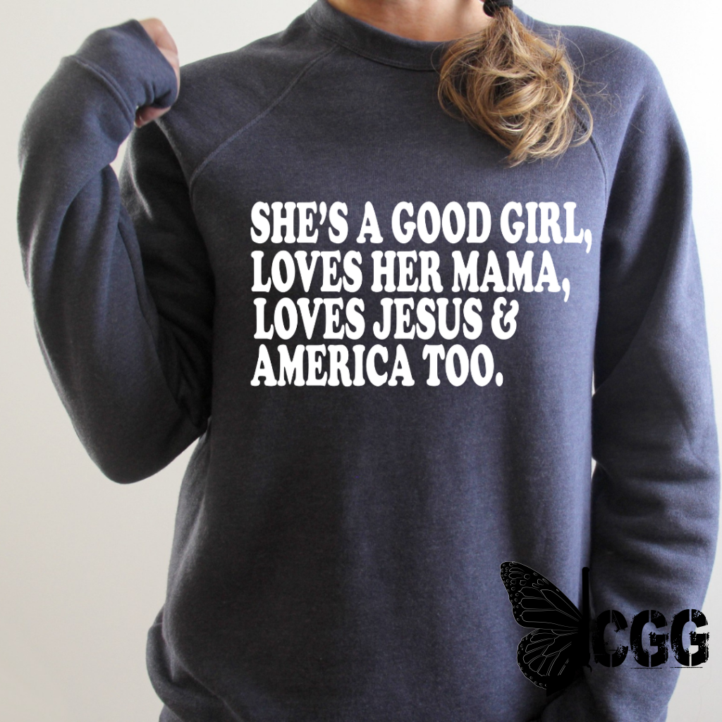 Shes A Good Girl Hoodie & Sweatshirt Pullover / Mauve Xs