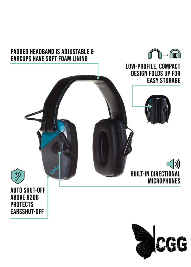 Shield Low Profile Electronic Earmuffs