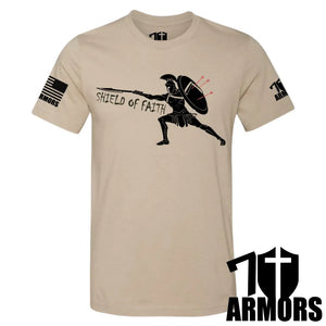 Shield Of Faith T-Shirt Sm / Fde T-Shirts