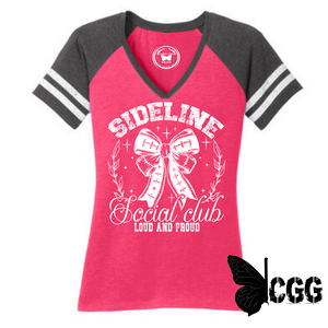 Sideline Social Club Tee Watermelon/Gray / S