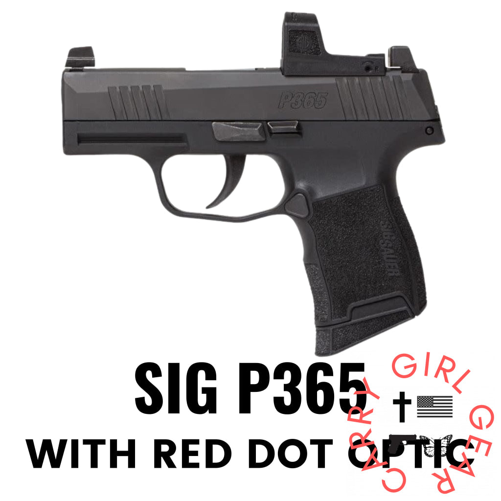 Sig P365 with Red Dot Optic Flashbang Bra Holster Flashbang - By Gun Fit