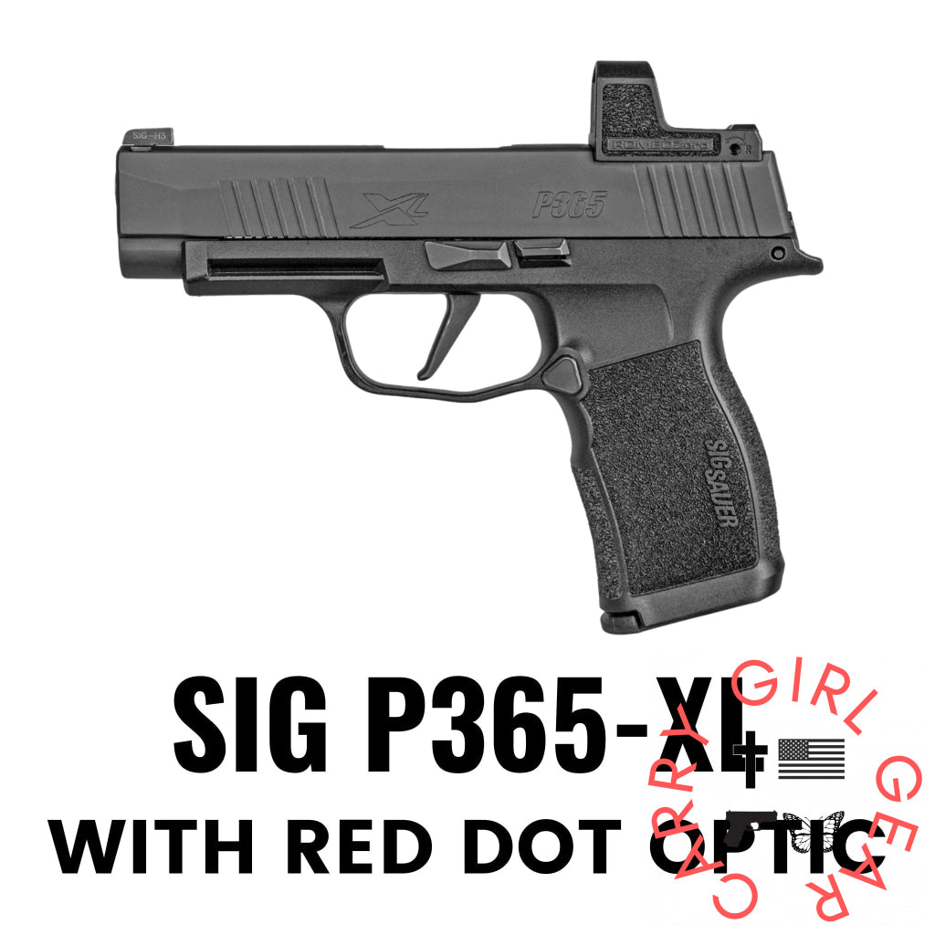 Sig P365-XL with Red Dot Optic Flashbang Bra Holster Flashbang - By Gun Fit