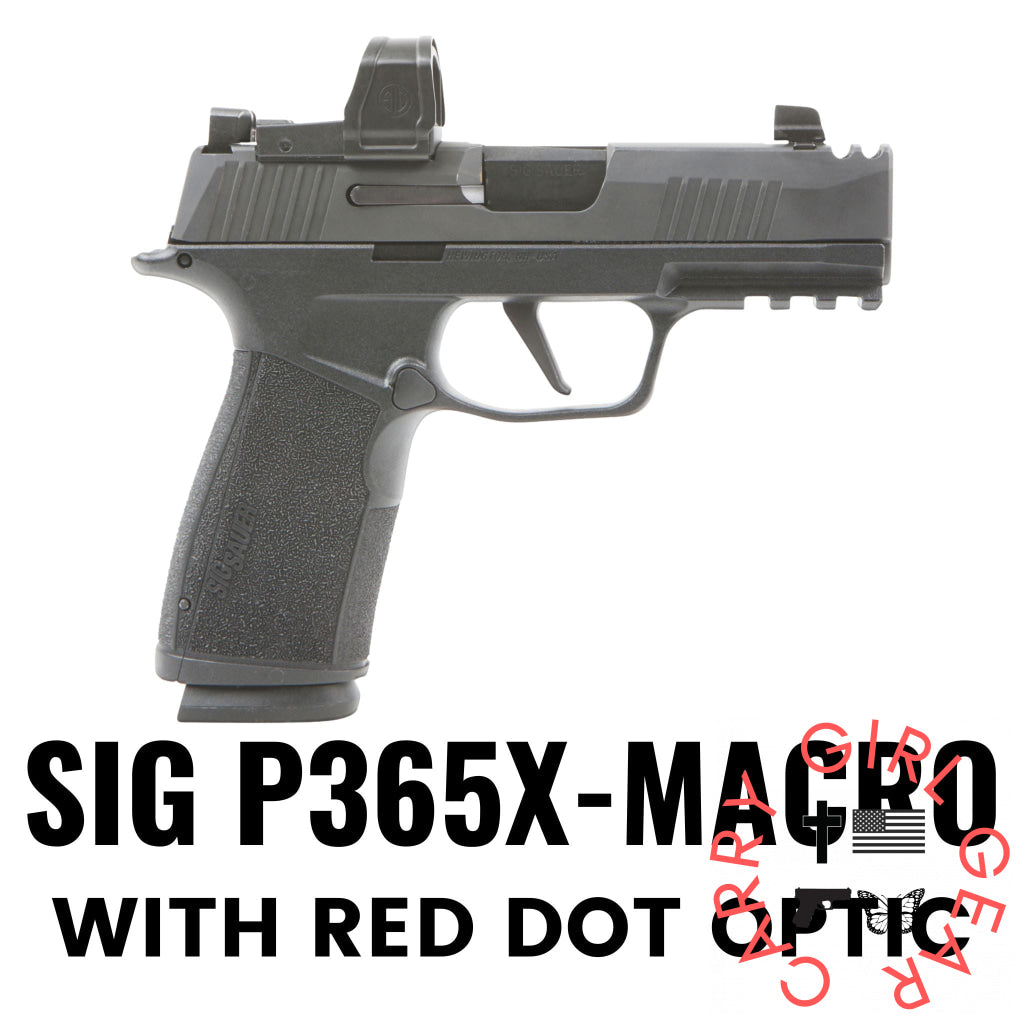 Sig P365-XMacro with Red Dot Optic Flashbang Bra Holster Flashbang - By Gun Fit