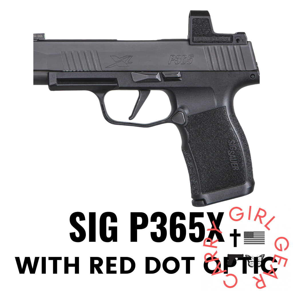 Sig P365X with Red Dot Optic Flashbang Bra Holster Flashbang - By Gun Fit