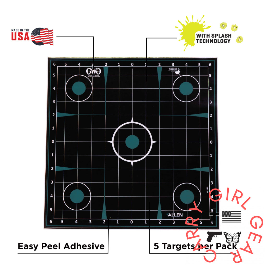 Target Grid Sight Grid Shooting Target – Carry Girl Gear