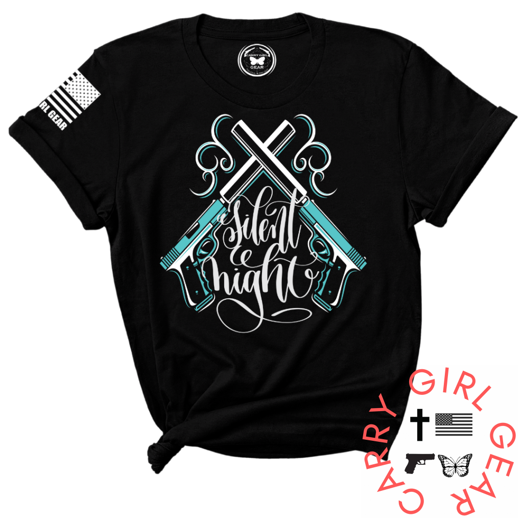 Silent Night Tee Xs / Black Unisex Cut Cgg Perfect